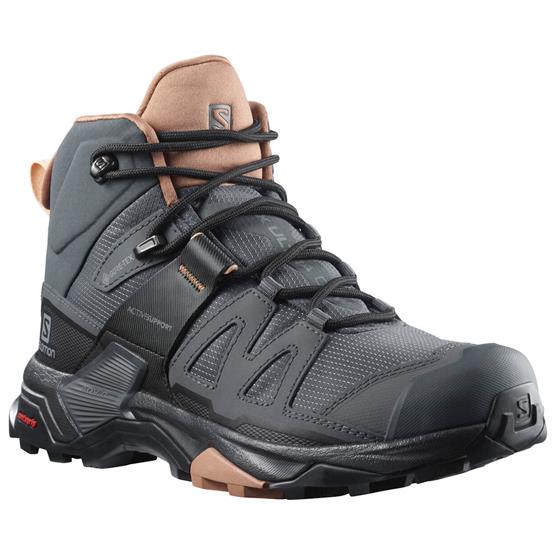 Salomon X Ultra   Mid Wide Gtx Womens  Ebony   Mocha Mousse