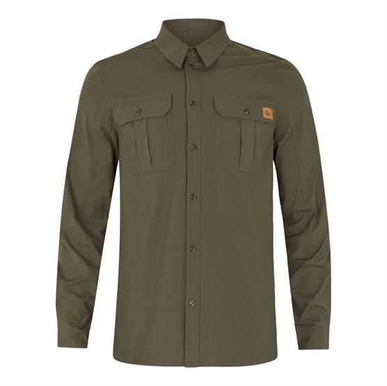Seeland Selous L S Cargo Shirt Mens  Grape Leaf