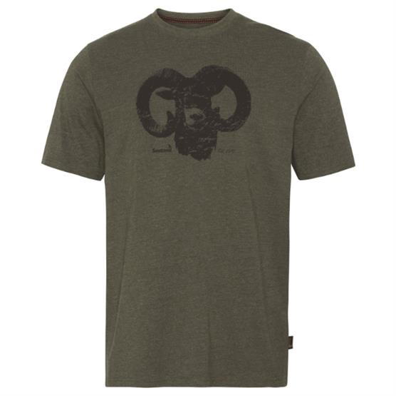 Seeland Outdoor T Shirt Mens  Pine Green Melange