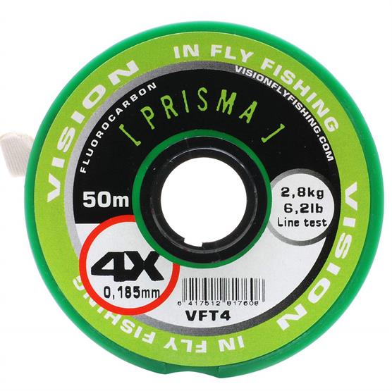 Vision Prisma Fluorocarbon - Usynlig Forfangsline til Fiskeri