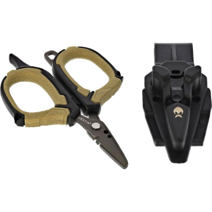 Westin Braid Scissors Incl  Sheath Black Sand