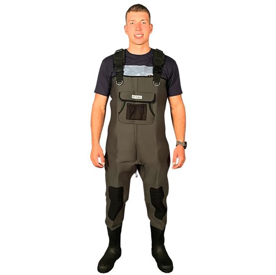 Ocean Neoprene Waders  Mm  Grey