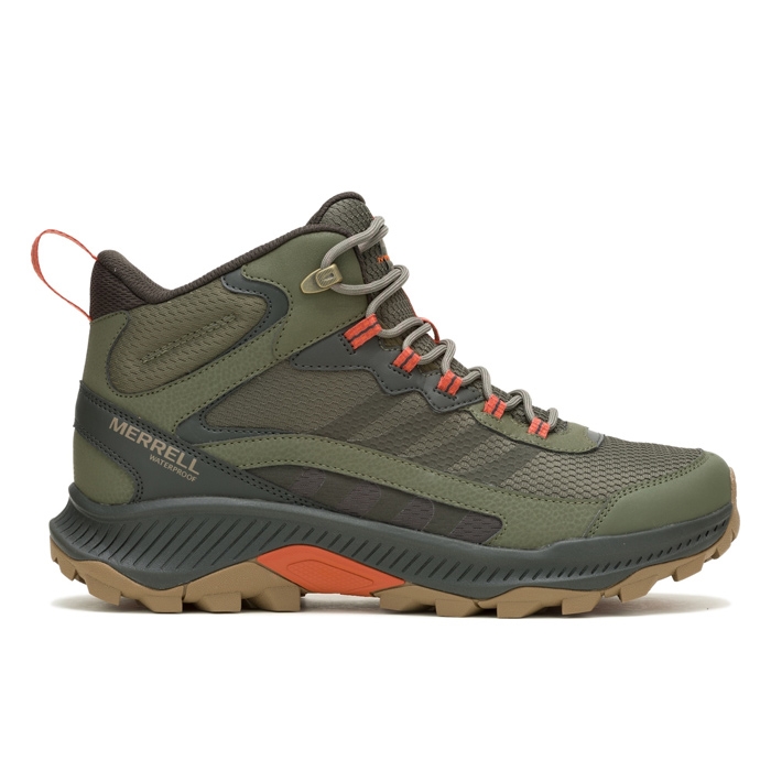 Merrell Speed Strike Mid Wp Herre Mænd Olive Vandrestøvler