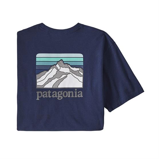 Patagonia Herre T-Shirt med Brystlomme - Classic Navy