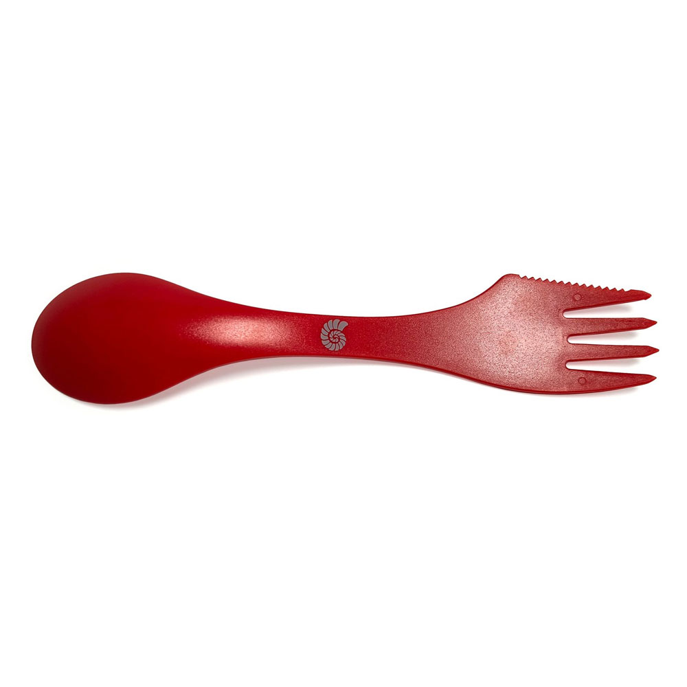 Origin Outdoors Rød Spork - 3-i-1 Bestik til Friluftsliv