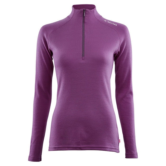 Aclima Warmwool Mock Neck W Zip – Varm Merinould Undertøj