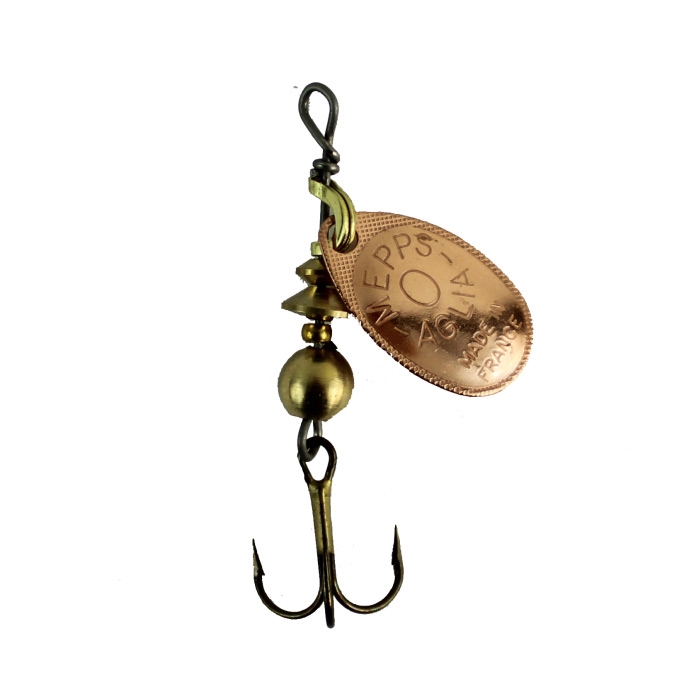 Mepps Aglia Kobber Spinner til Fiskeri - Hurtig Levering!