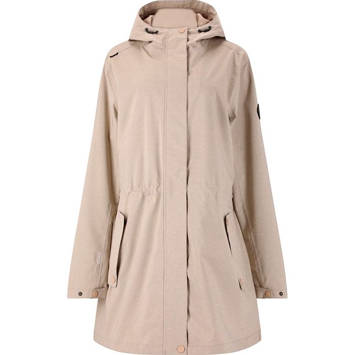 Whistler Aleia V2 W Parka – Vandtæt Brun Poncho til Kvinder