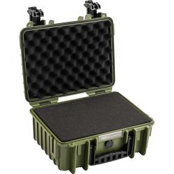 B W Outdoor Cases Bw Outdoor Cases Type     Bronze Green  Pre Cut Foam    Kuffert