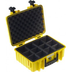 B W Outdoor Cases Bw Outdoor Cases Type   Yel Rpd  Divider System    Kuffert