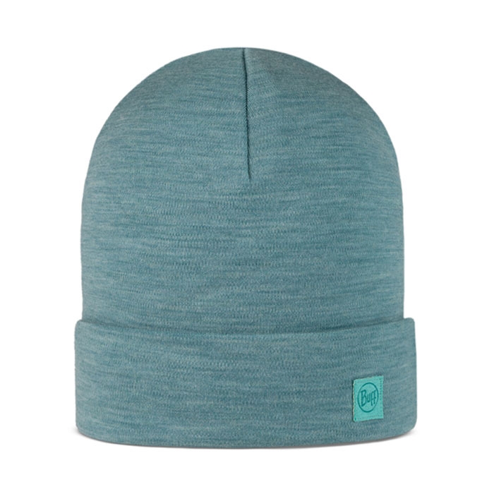 Buff Heavyweight Beanie Merino Solid Pool   Hue