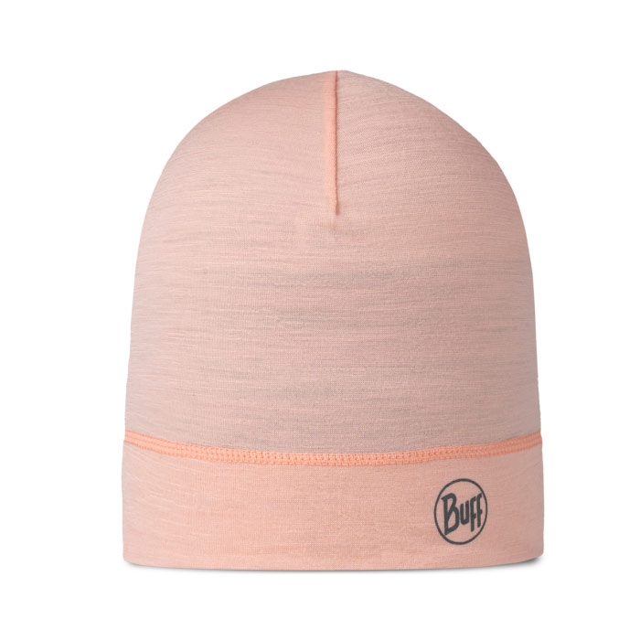 Buff Letvægts Merinould Hue - Solid Orange til Udeliv