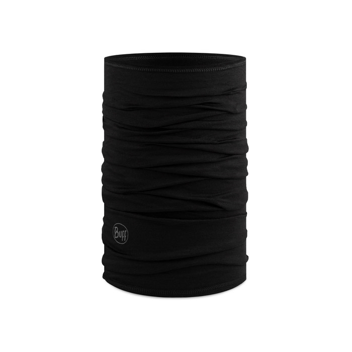 Buff Letvægts Merino Uld Halsedisse - Sort Tilbud!