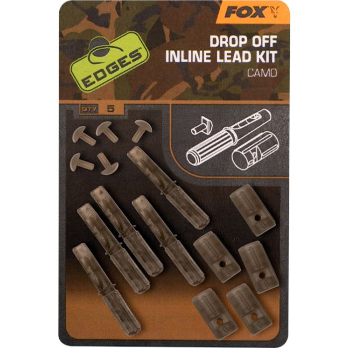 Fox Edges Drop Off Inline Lead Kit Camo