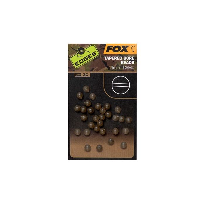 Fox Edges Tapered Bore Beads  Mm Camo