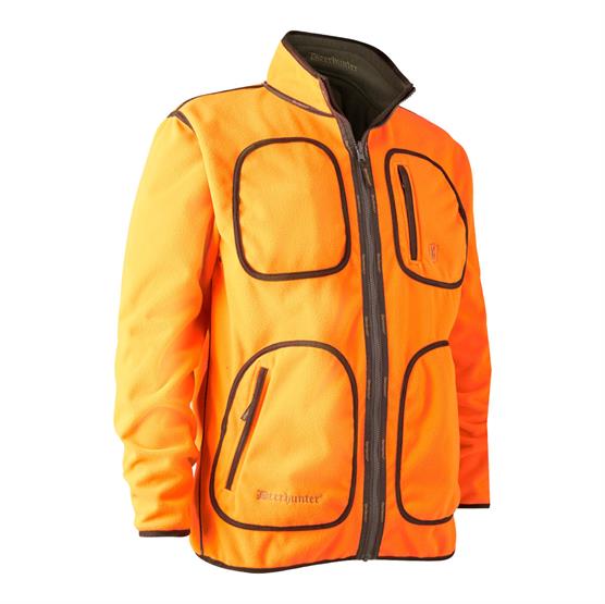 Deerhunter Gamekeeper Fleecejakke i Rvs Orange - Tilbud!