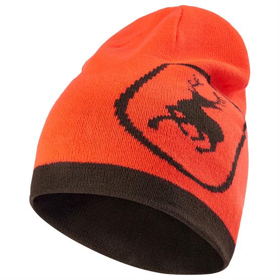 Deerhunter Cumberland Knitted Beanie Reversible  Orange