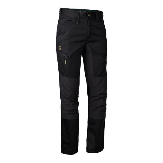 Deerhunter Mens Rogaland Stretch Trousers W Contrast Black