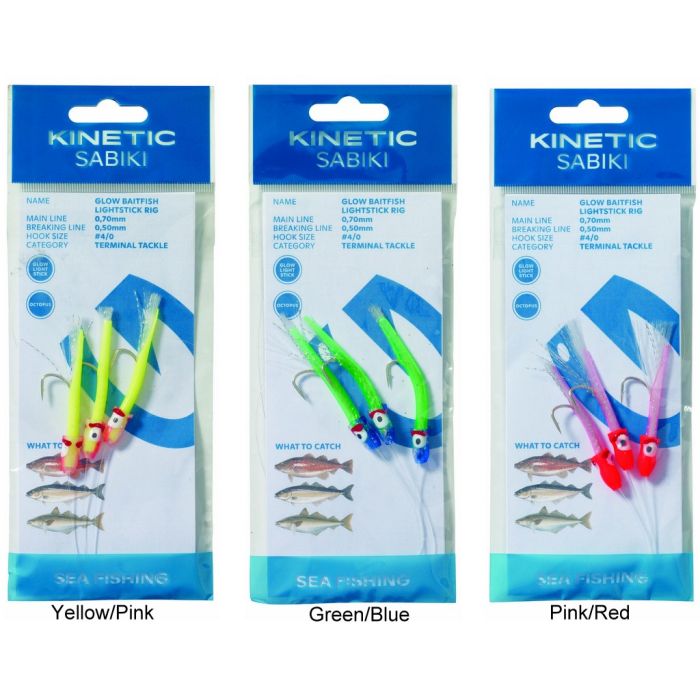 Kinetic Sabiki Glow Baitfish Lightstick