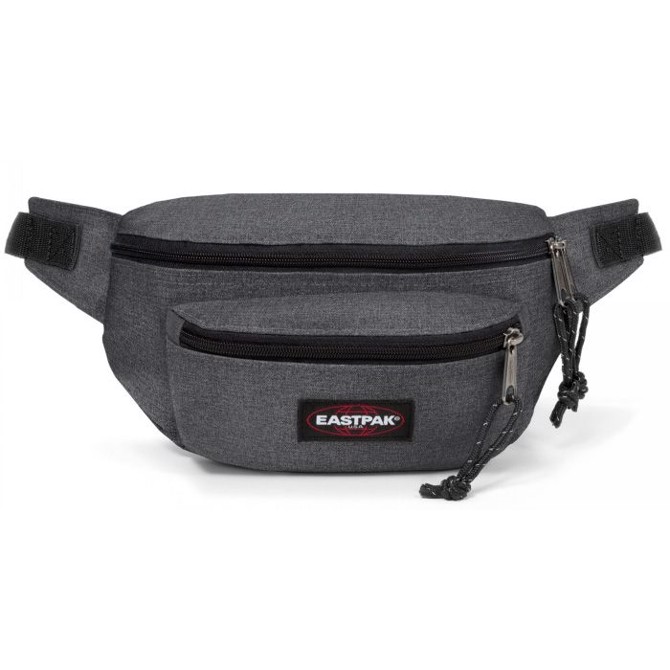 Eastpak Doggy Bag Bæltetaske i Sort Denim – Praktisk Opbevaring