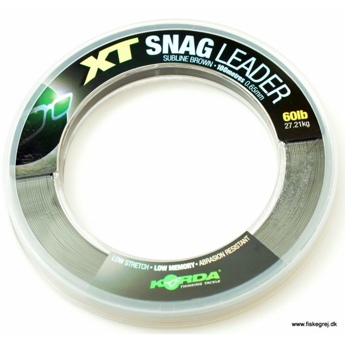 Korda Xt Snag Leader Subline Brown  Lbs