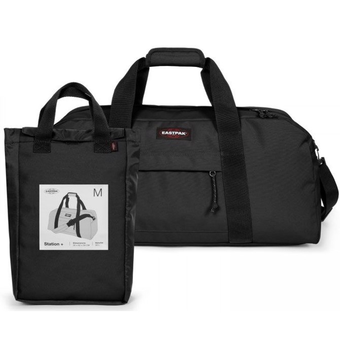 Eastpak Station M 58L Duffeltaske – Sort Rejsetaske Tilbud
