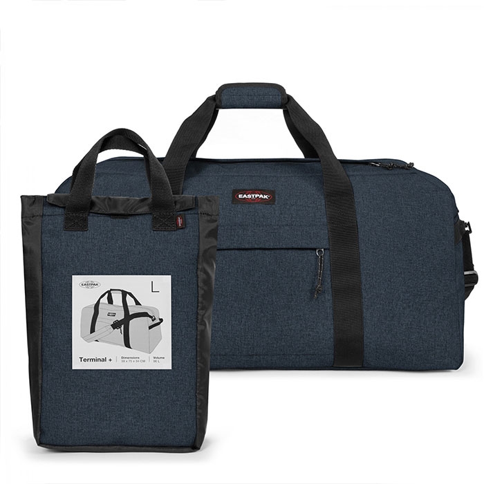 Eastpak Terminal  Duffeltaske  L  Triple Denim   Duffel Tasker