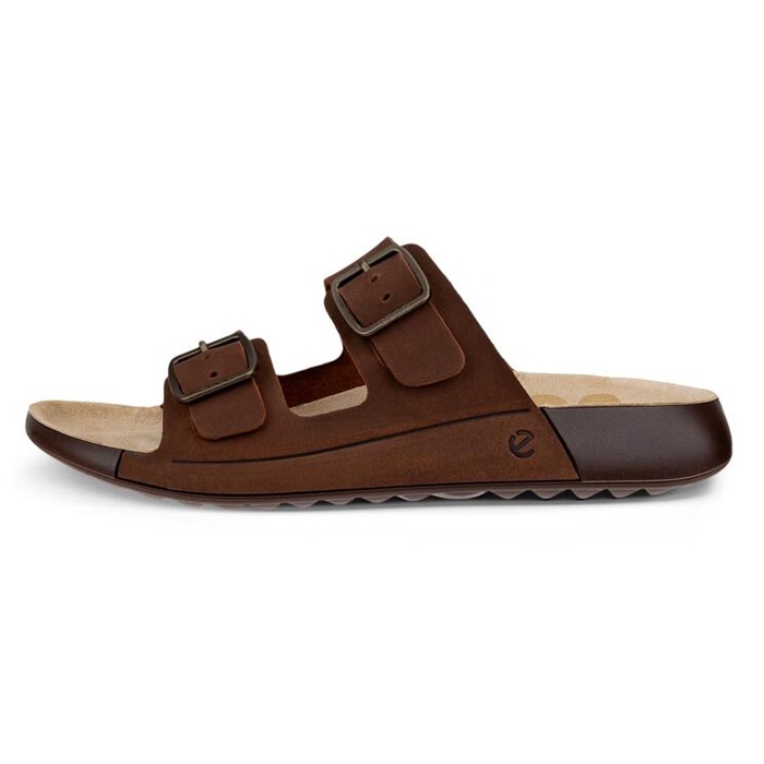 Ecco Cozmo Casual Buckle Sandaler til Damer - Potting Soil
