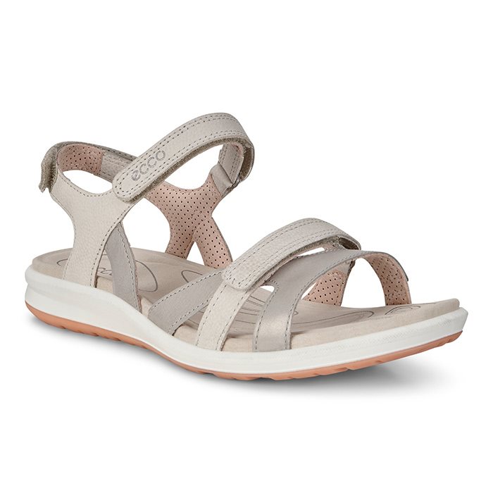 Ecco Cruise Ii Sandal  Silver Grey Gravel    Sandaler