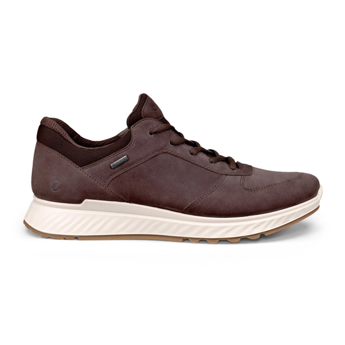 Ecco Exostride Herresko Low GTX Mocha - Komfort til Hverdagen