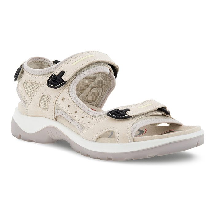 Ecco Offroad Yucaorange Sandaler til Damer – Beige/Limegrå