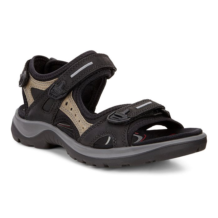 Ecco Offroad Yucaorange Sandaler til Dame - Beige og Sort