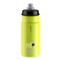 Elite Flaske Jet Gul Fluo  Sort Logo  Ml   Drikkeflaske