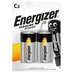 Energizer Power C Batterier 2-Pack - Hurtig Levering!