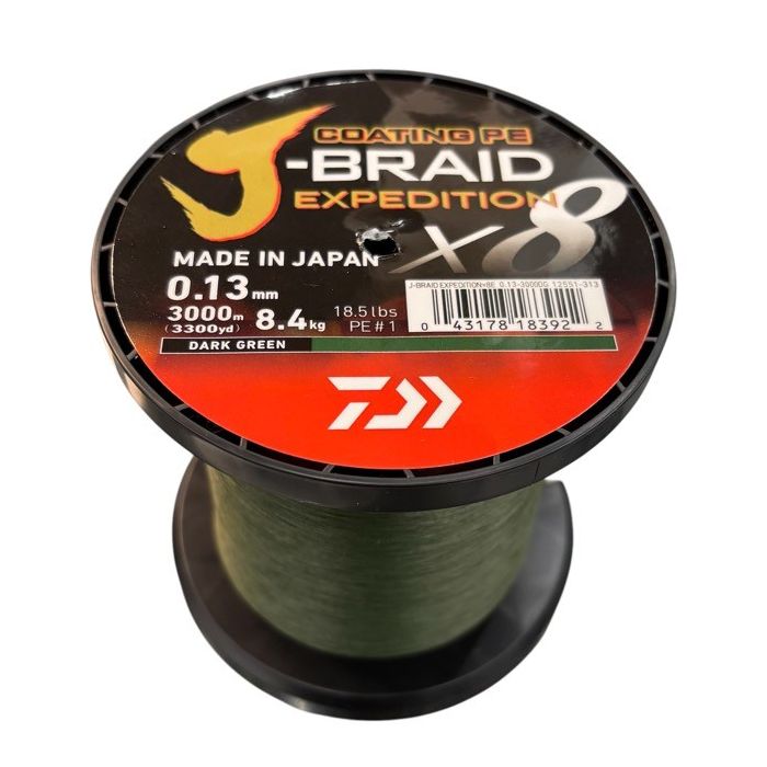 Daiwa J Braid Expedition X8 - Flettet Fiskeliner Tilbud
