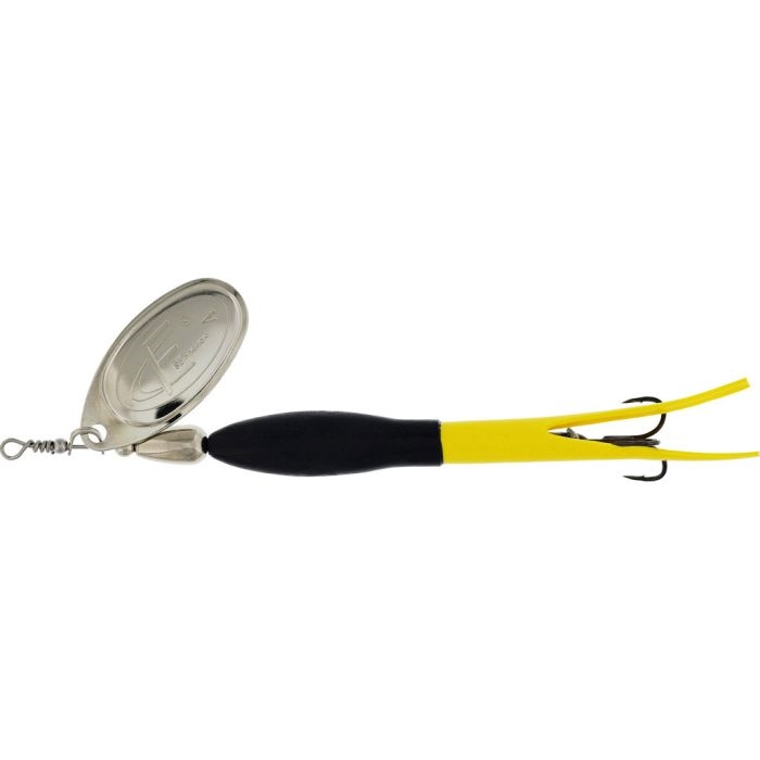Westin FC Spinner Downstream 20g - Sort/Gul/Sølv Fiskesnøre
