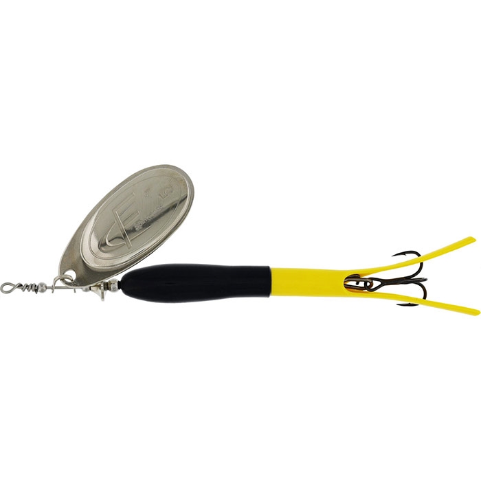 Westin FC Spinner Upstream 20g - Sort/Gul/Sølv Kondomspinner