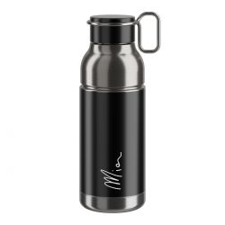 Flaske Elite Mia Sort Silver  Ml   Drikkeflaske