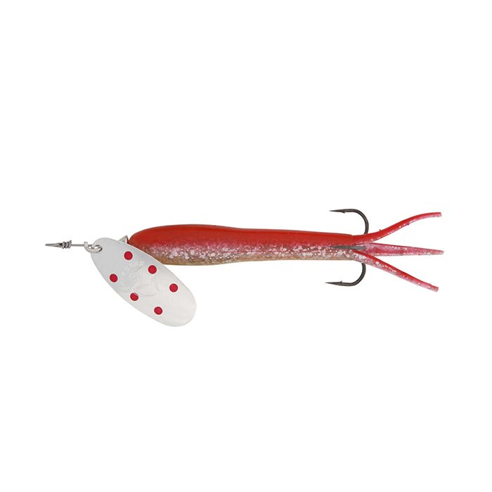 Savage Gear Flying Eel Spinner Rød/Sølv - Fiskeri Kvalitet