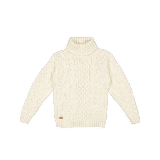 Fuza Wool Ladies Princess Sweater  White