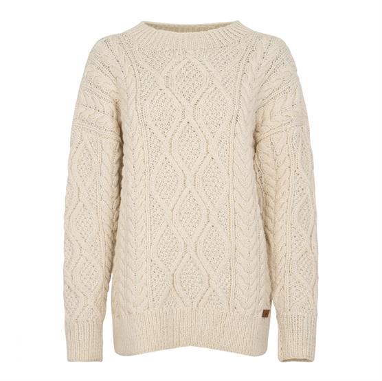 Fuza Wool Ladies Tilda Sweater  White