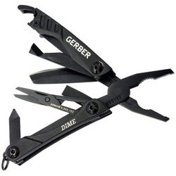 Dime Micro Tool i Sort – Multitool til specialtilbud!