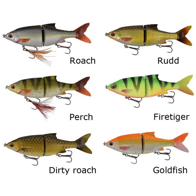 Savage Gear 3D Roach Shine Glider Wobler - Firetiger Tilbud
