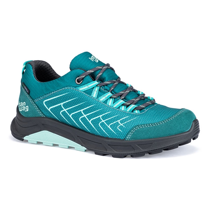 Hanwag Coastridge Low Lady Vandresko - Teal Mint Tilbud!