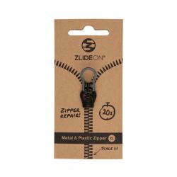 Zlideon Normal Metal   Plastic Zipper Xl   Black   Str  Xl   Lynlås