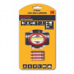 Kodak HL03 5W LED Pandelampe med 300 Lumen - Hurtig Levering
