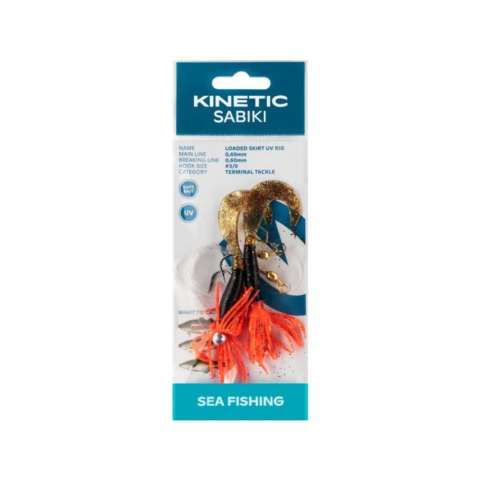 Kinetic Sabiki Loaded Skirt Uv Rig