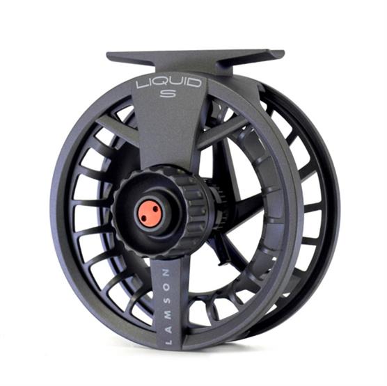 Lamson Liquid S Fluehjul - Smoke til Fluefiskeri