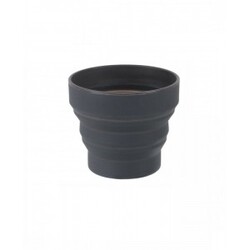Lifeventure Silicone Ellipse Fleximug  Graphite    Kop