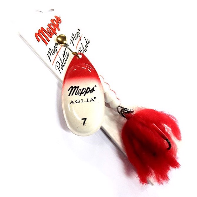 Mepps Aglia No 7 Spinner 30 G - Rød Geddespinner Tilbud!